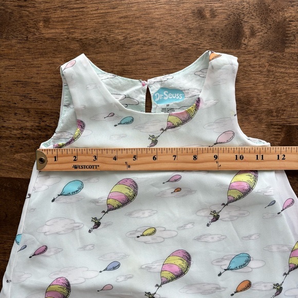 Dr Seuss Hot Air Balloon Dress 3T - Picture 4 of 7